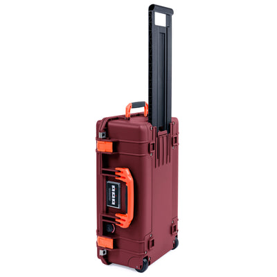 Pelican 1535 Air Case, Oxblood with Orange Handles & Latches