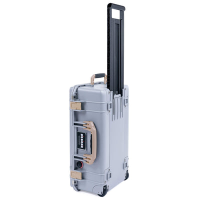 Pelican 1535 Air Case, Silver with Desert Tan Handles & Latches ColorCase