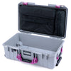 Pelican 1535 Air Case, Silver with Magenta Handles & Latches Laptop Computer Lid Pouch Only ColorCase 015350-0200-180-401