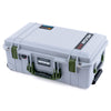 Pelican 1535 Air Case, Silver with OD Green Handles & Latches ColorCase