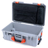 Pelican 1535 Air Case, Silver with Orange Handles & Latches Laptop Computer Lid Pouch Only ColorCase 015350-0200-180-151