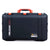 Pelican 1555 Air Case, Black with Orange Handle & Latches ColorCase 