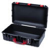 Pelican 1555 Air Case, Black with Red Handle & Latches None (Case Only) ColorCase 015550-0000-110-321