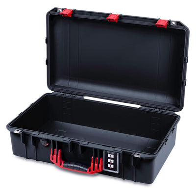 Pelican 1555 Air Case, Black with Red Handle & Latches None (Case Only) ColorCase 015550-0000-110-321