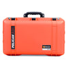 Pelican 1555 Air Case, Orange with Black Handle & Latches ColorCase