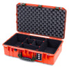 Pelican 1555 Air Case, Orange with OD Green Handle & Latches TrekPak Divider System with Convolute Lid Foam ColorCase 015550-0020-150-131