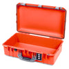 Pelican 1555 Air Case, Orange with Silver Handle & Latches None (Case Only) ColorCase 015550-0000-150-181