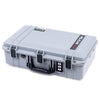 Pelican 1555 Air Case, Silver with Black Handle & Latches ColorCase