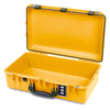 Pelican 1555 Air Case, Yellow with OD Green Handle & Latches None (Case Only) ColorCase 015550-0000-240-131