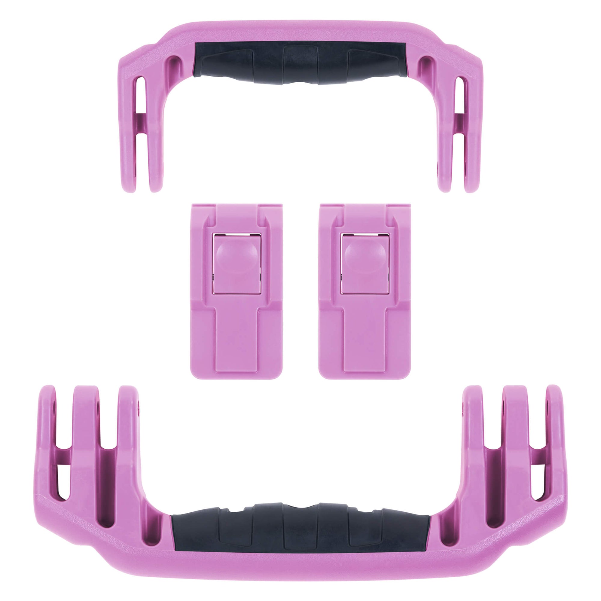 Pelican 1556 Air Replacement Handles & Latches, Magenta (Set of 2 Handles, 2 Latches)