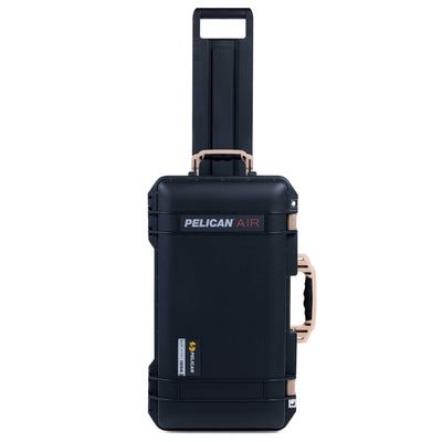 Pelican 1556 Air Case, Black with Desert Tan Handles & Latches ColorCase