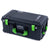 Pelican 1556 Air Case, Black with Lime Green Handles & Latches ColorCase 