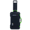 Pelican 1556 Air Case, Black with Lime Green Handles & Latches ColorCase