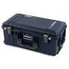 Pelican 1556 Air Case, Black with OD Green Handles & Latches ColorCase