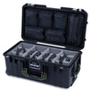 Pelican 1556 Air Case, Black with OD Green Handles & Latches ColorCase