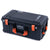 Pelican 1556 Air Case, Black with Orange Handles & Latches ColorCase 