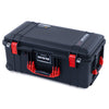 Pelican 1556 Air Case, Black with Red Handles & Latches ColorCase