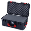 Pelican 1556 Air Case, Black with Red Handles & Latches Pick & Pluck Foam with Convolute Lid Foam ColorCase 015560-0001-110-321