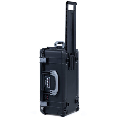 Pelican 1556 Air Case, Black with Silver Handles & Latches ColorCase