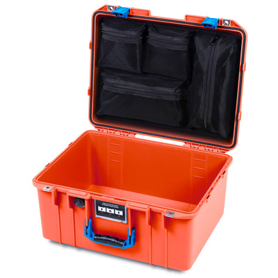 Pelican 1557 Air Case, Orange with Blue Handle & Latches ColorCase