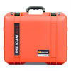 Pelican 1557 Air Case, Orange with OD Green Handle & Latches ColorCase