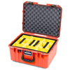 Pelican 1557 Air Case, Orange with OD Green Handle & Latches ColorCase