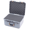 Pelican 1557 Air Case, Silver with Desert Tan Handle & Latches ColorCase