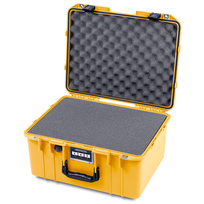 Pelican 1557 Air Case, Yellow with Black Handle & Latches ColorCase