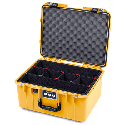 Pelican 1557 Air Case, Yellow with Black Handle & Latches ColorCase