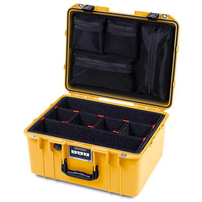 Pelican 1557 Air Case, Yellow with Black Handle & Latches ColorCase