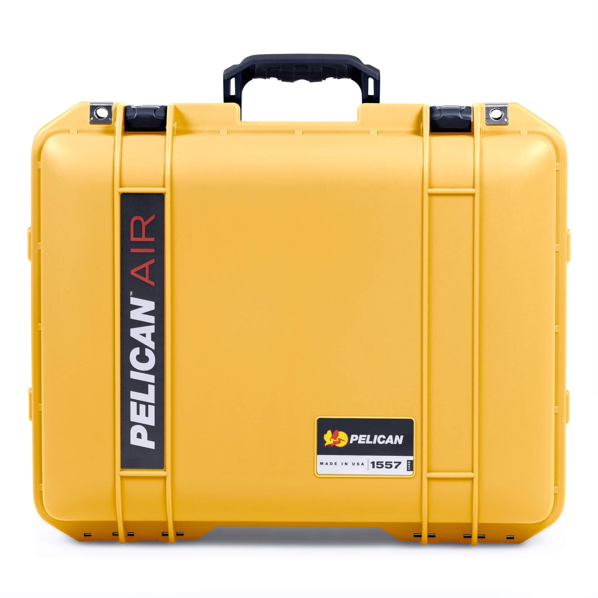 Pelican 1557 Air Case, Yellow with Black Handle & Latches ColorCase 