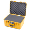 Pelican 1557 Air Case, Yellow with Desert Tan Handle & Latches ColorCase