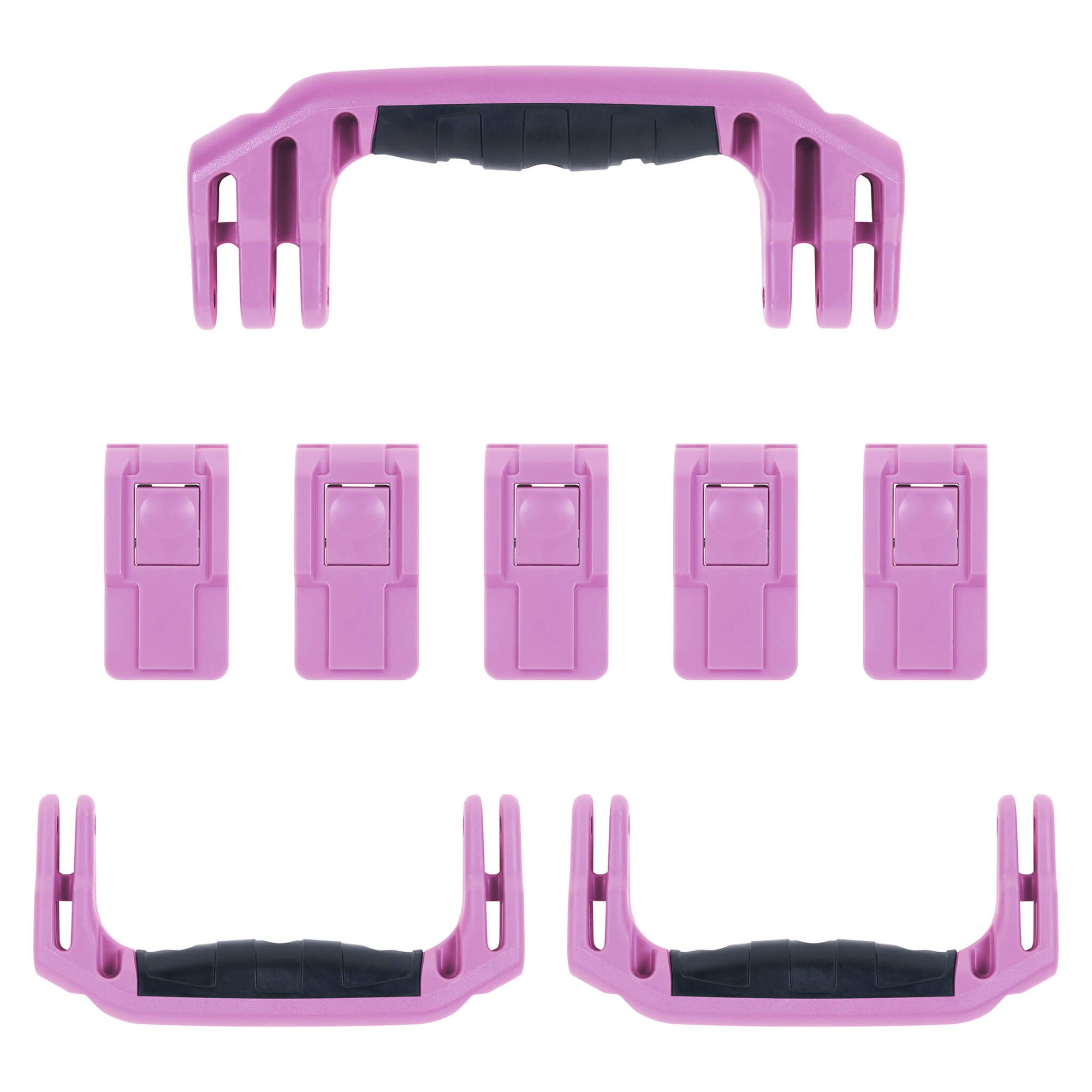 Pelican 1595 Air Replacement Handles & Latches, Magenta (Set of 3 Handles, 5 Latches) ColorCase 