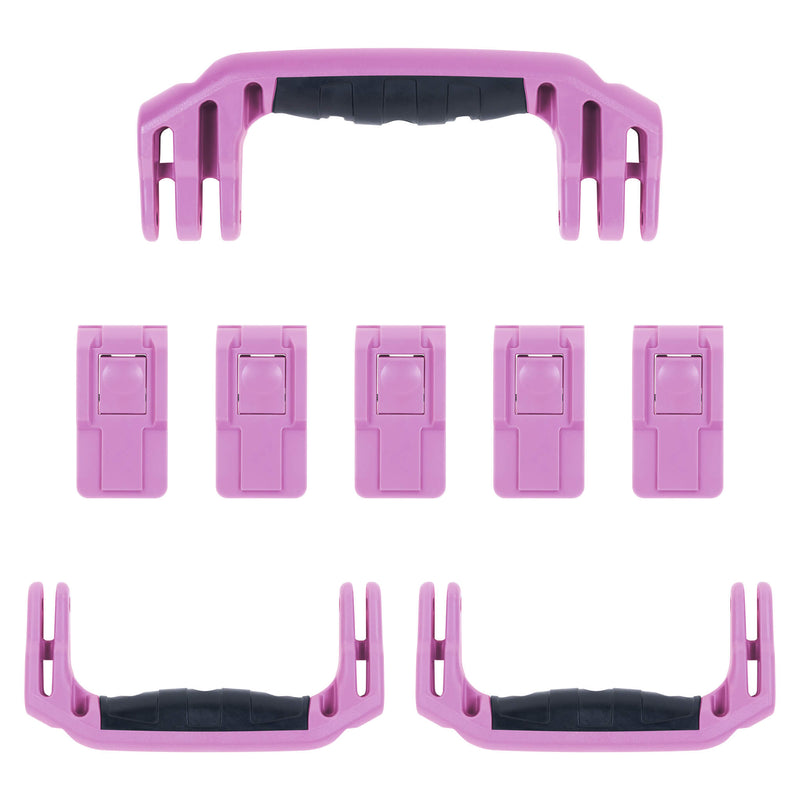 Pelican 1595 Air Replacement Handles & Latches, Magenta (Set of 3 Handles, 5 Latches)