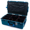 Pelican 1595 Air Case, Indigo with Blue Handles & Latches TrekPak Divider System with Combo-Pouch Lid Organizer ColorCase 015950-0320-500-121