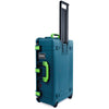 Pelican 1595 Air Case, Indigo with Lime Green Handles & Latches ColorCase