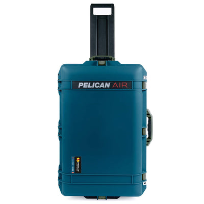 Pelican 1595 Air Case, Indigo with OD Green Handles & Latches ColorCase