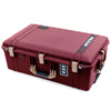 Pelican 1595 Air Case, Oxblood with Desert Tan Handles & Latches ColorCase