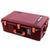 Pelican 1595 Air Case, Oxblood with Orange Handles & Latches ColorCase 