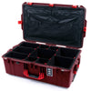 Pelican 1595 Air Case, Oxblood with Red Handles & Latches TrekPak Divider System with Combo-Pouch Lid Organizer ColorCase 015950-0320-510-321