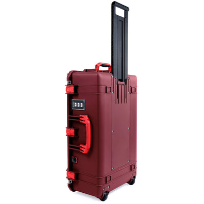 Pelican 1595 Air Case, Oxblood with Red Handles & Latches ColorCase