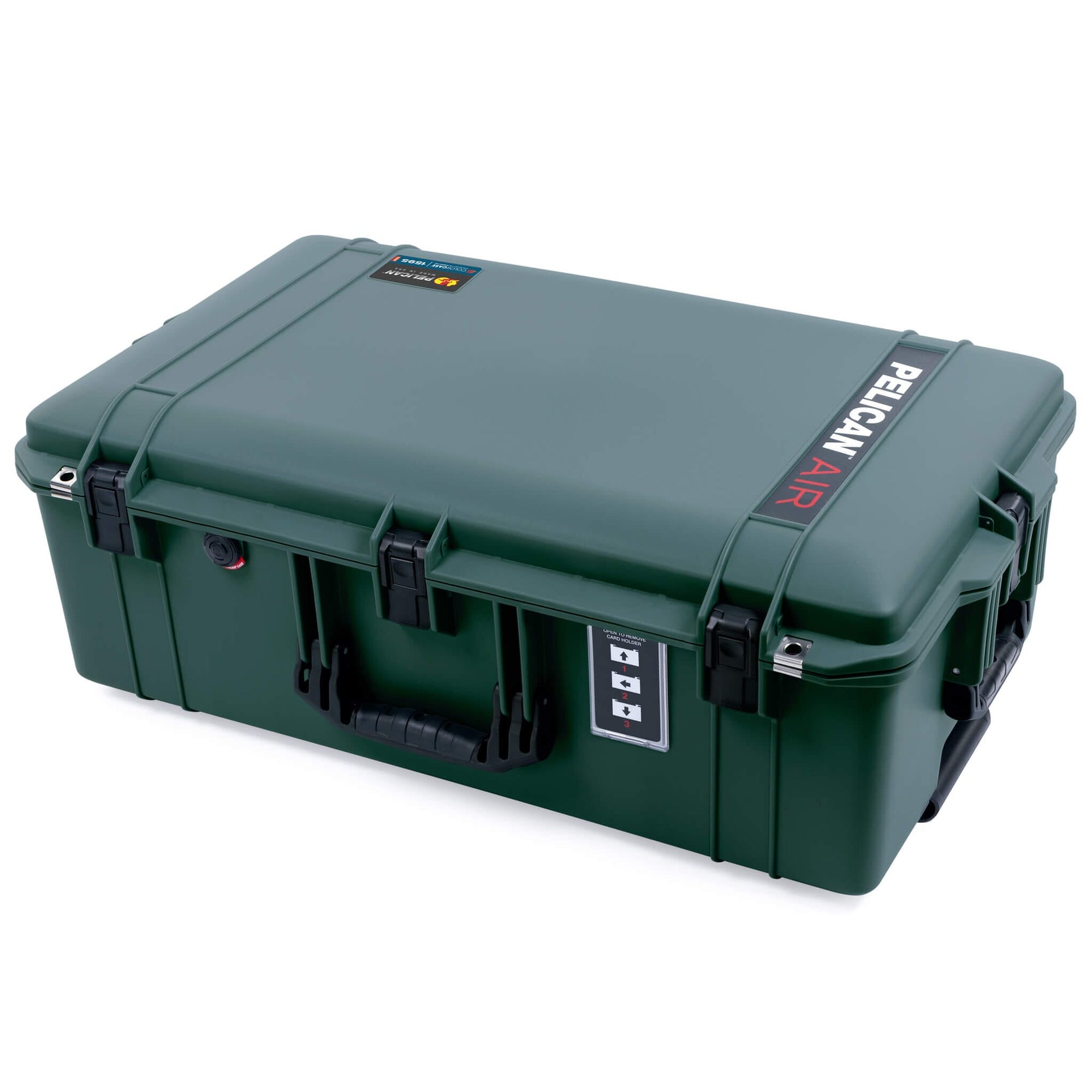 Pelican 1595 Air Case, Trekking Green with Black Handles & Latches ColorCase 