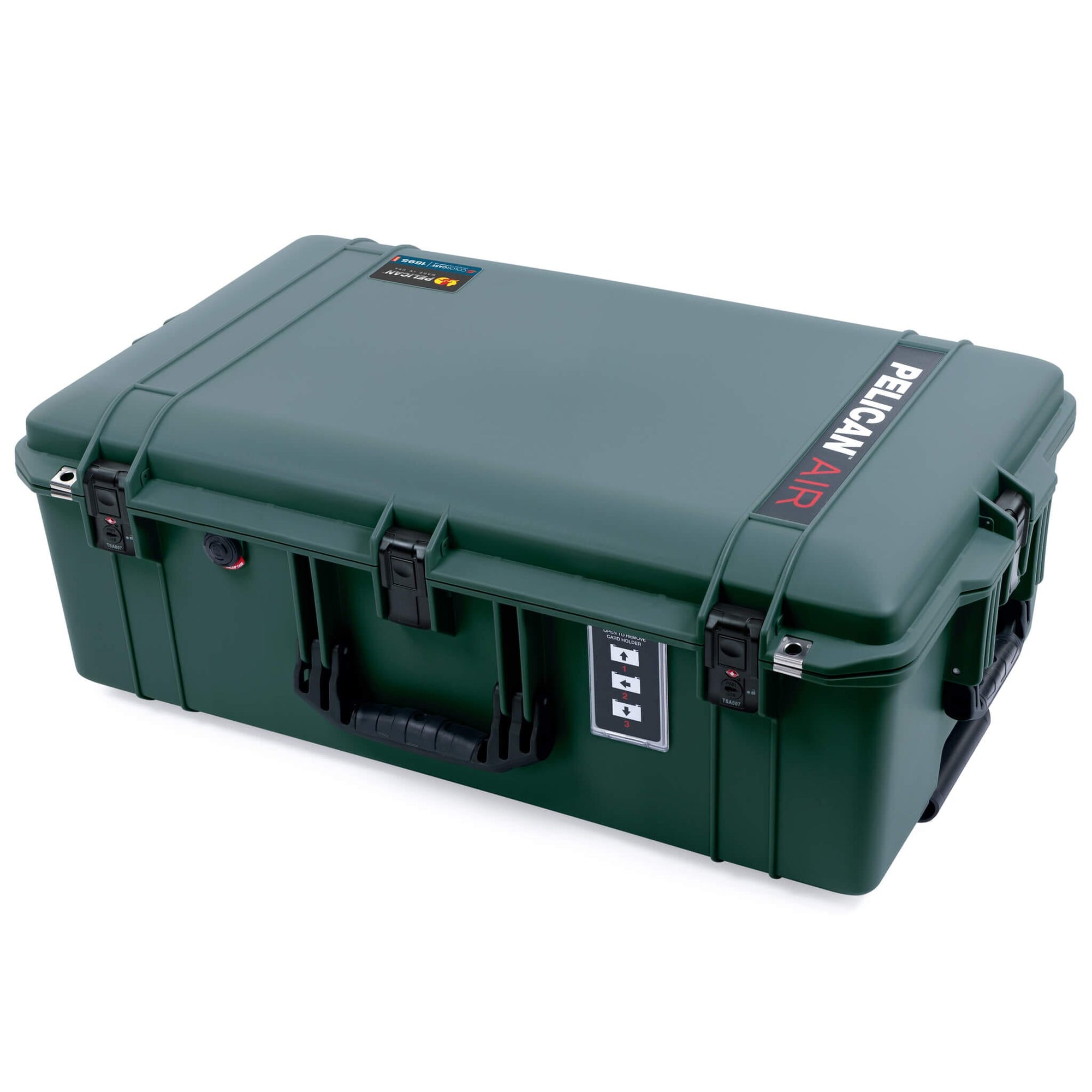 Pelican 1595 Air Case, Trekking Green with Black Handles & TSA Locking Latches ColorCase 