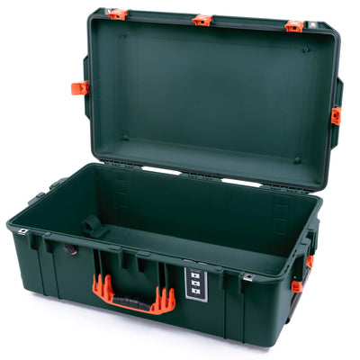 Pelican 1595 Air Case, Trekking Green with Orange Handles & Latches None (Case Only) ColorCase 015950-0000-560-151