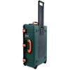 Pelican 1595 Air Case, Trekking Green with Orange Handles & Latches ColorCase