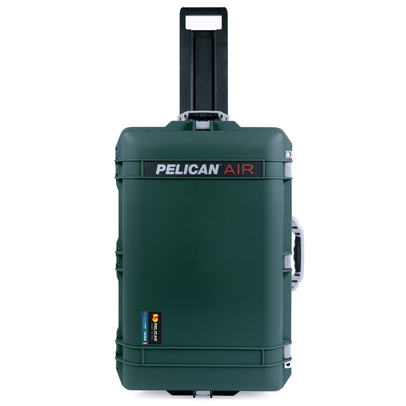 Pelican 1595 Air Case, Trekking Green with Silver Handles & Latches ColorCase 