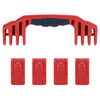 Pelican 1600 Replacement Handle & Latches, Red (Set of 1 Handle, 4 Push-Button Latches) ColorCase