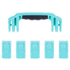 Pelican 1605 Air Replacement Handle & Latches, Teal (Set of 1 Handle, 5 Latches)