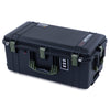 Pelican 1606 Air Case, Black with OD Green Handles & Latches ColorCase