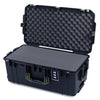 Pelican 1606 Air Case, Black with OD Green Handles & Latches Pick & Pluck Foam with Convolute Lid Foam ColorCase 016060-0001-110-131